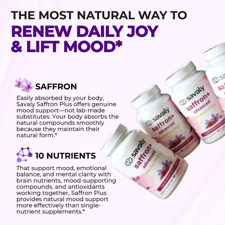 Savaly Saffron Plus – Lift Mood Naturally