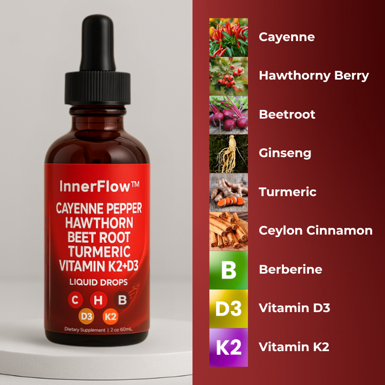 InnerFlow Drops – Naturally Supports Circulation To Help Boost Energy and Vitality